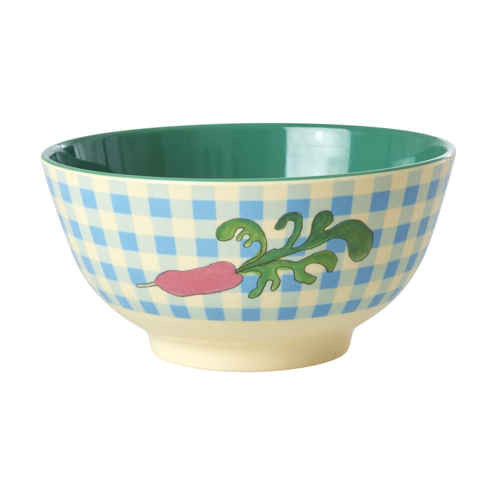 Melamine Ravishing Radish Print Medium skål - 700 ml.
